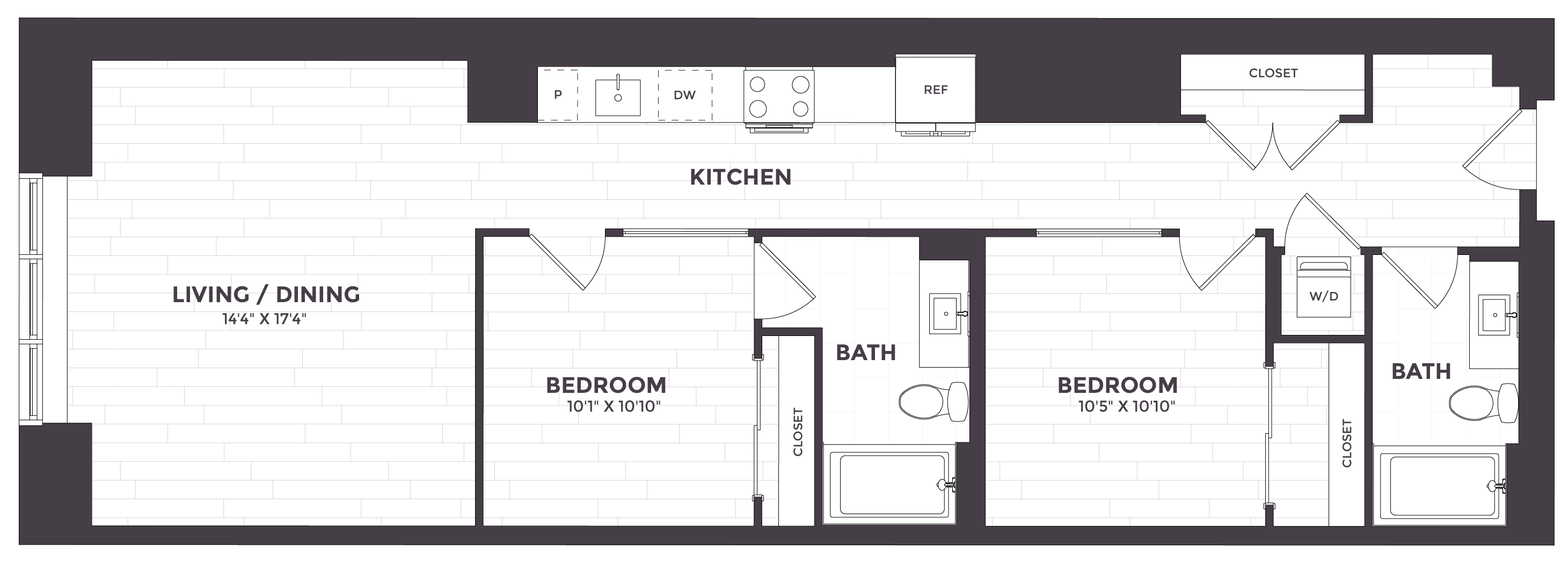 Floor Plan Image of Apartment Apt 0521